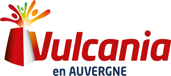Logo de Vulcania en Auvergne, à proximité du gîte Le Côme